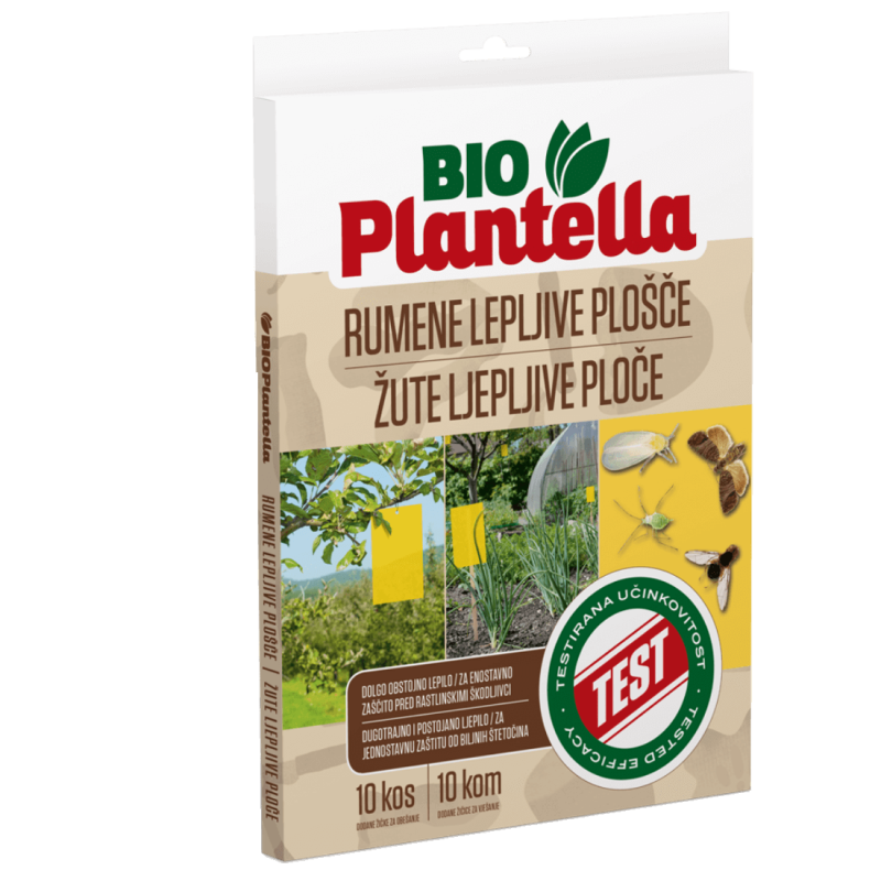 Bio Plantella Rumene lepljive plosce 10kom SI HR