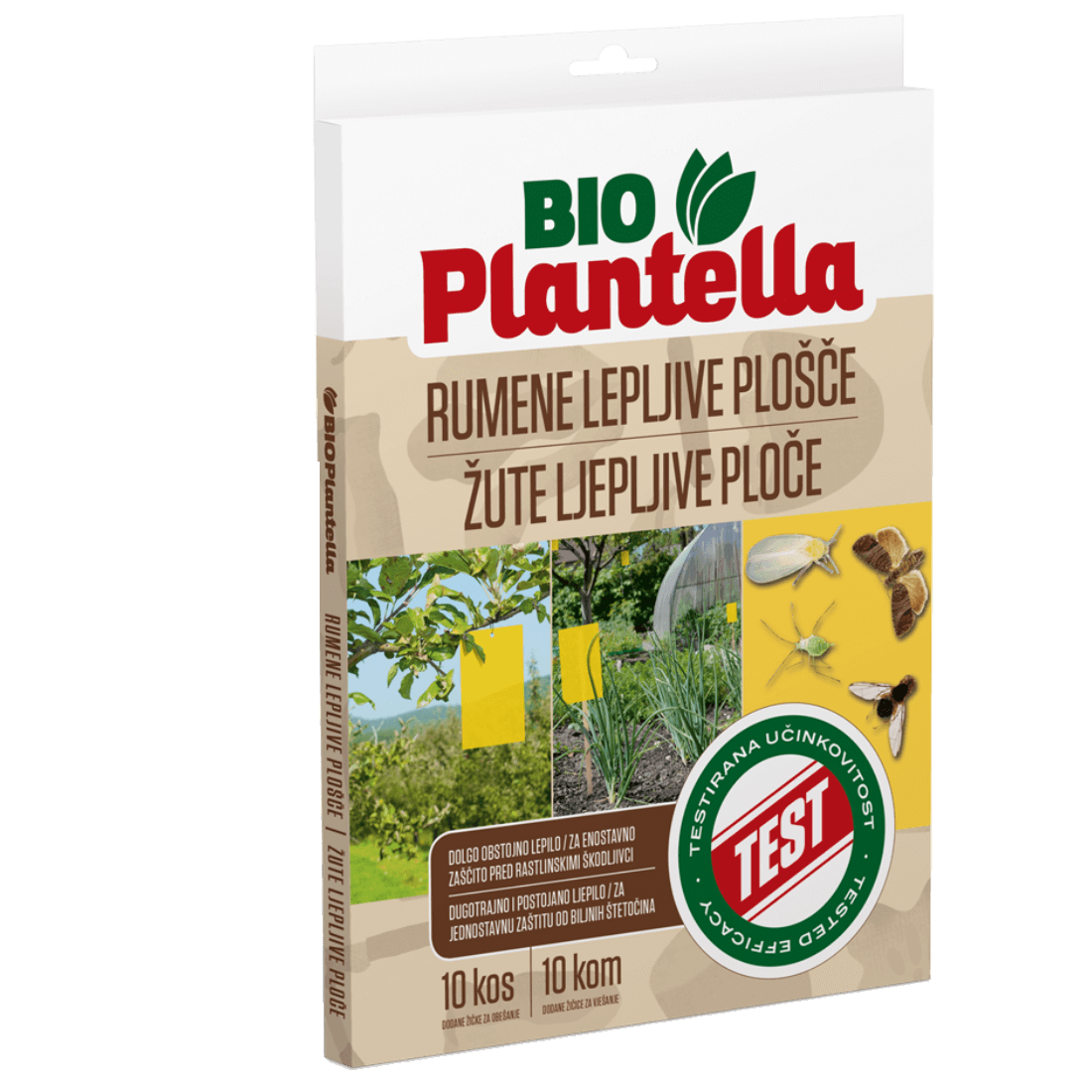 Bio Plantella Rumene lepljive plosce 10kom SI HR Bio Plantella Rumene lepljive plosce 10kom SI HR